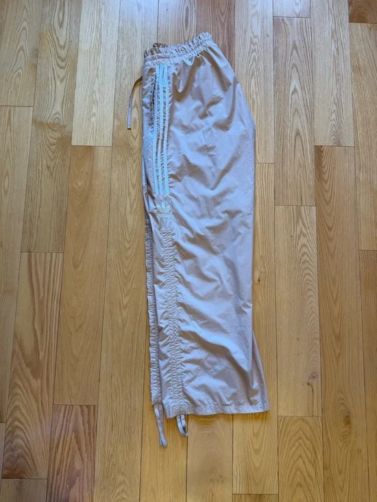 Adidas Origianal Women’s Classic Parley Track Pants Tan - High Waist - Picture 8 of 11